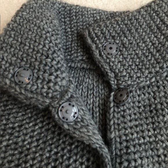 Chunky Knit Wool Anthropologie/Elsamanda Sweater / Cardigan Made in Italy, Small - Picture 11 of 12